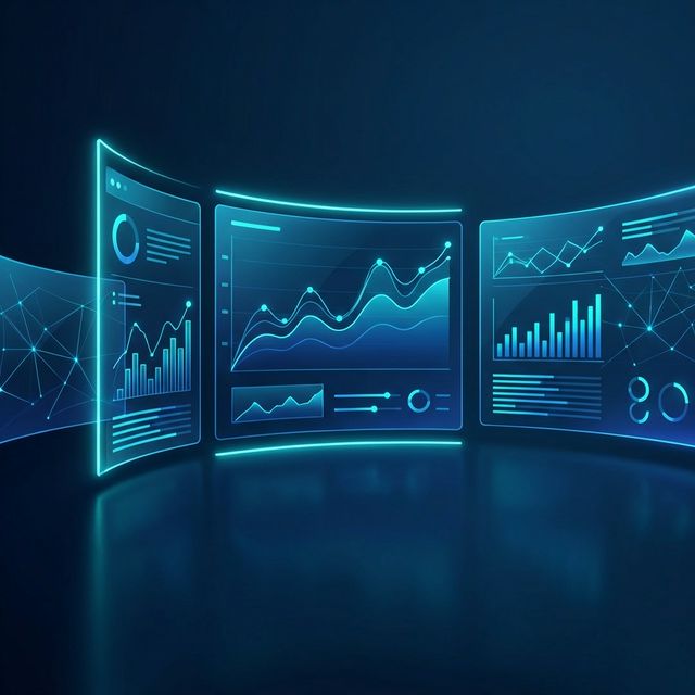 Data analytics dashboards and insight reporting
